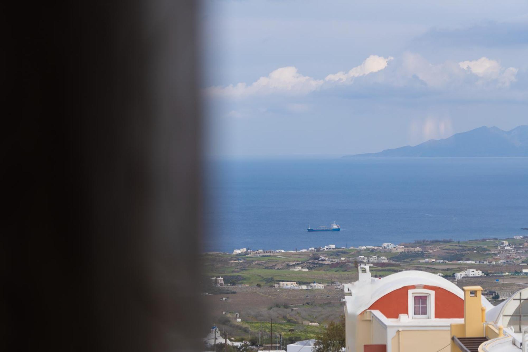 Central Seaview Heven Apartment In Fira  Exteriér fotografie
