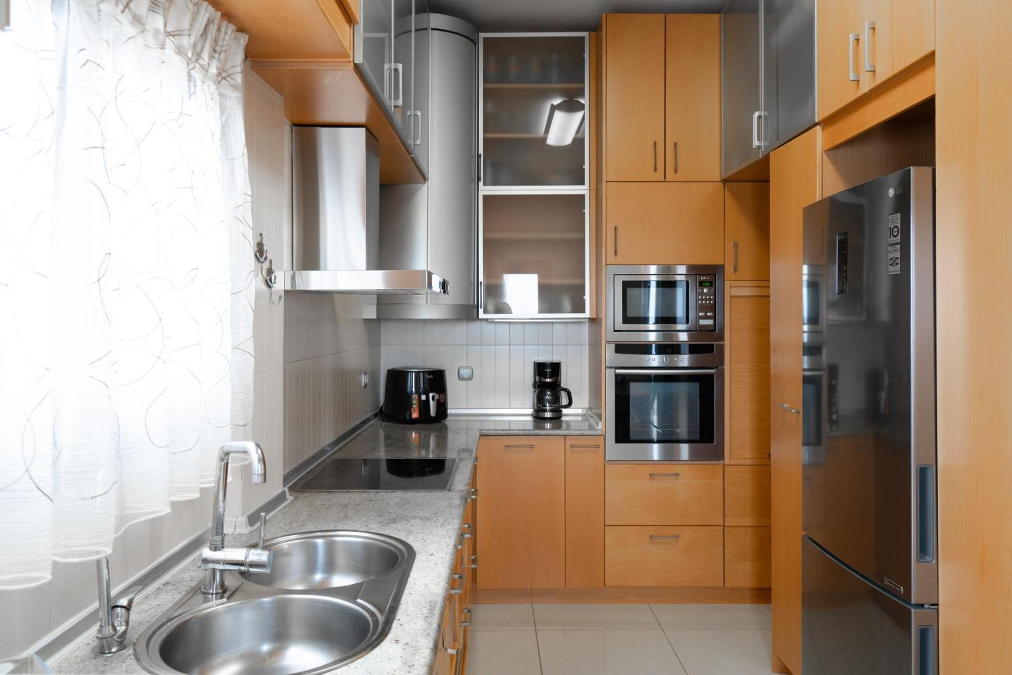 Central Seaview Heven Apartment In Fira  Exteriér fotografie