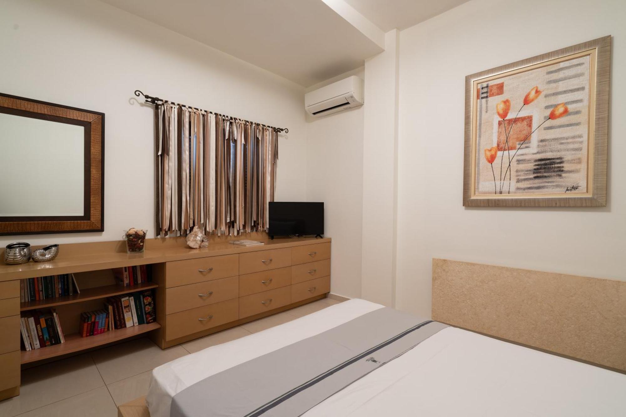 Central Seaview Heven Apartment In Fira  Exteriér fotografie